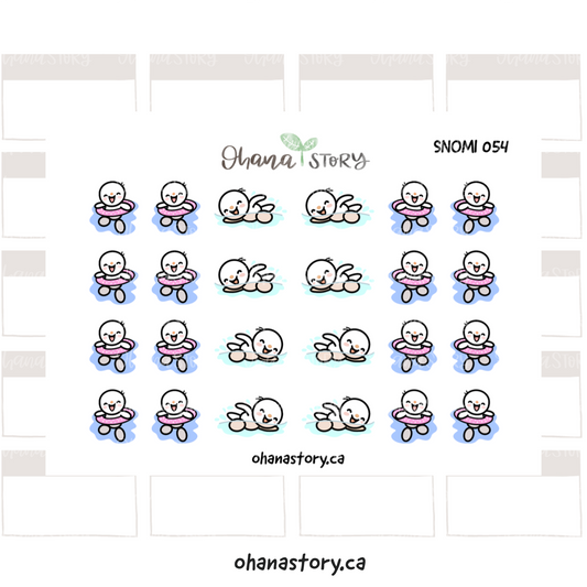 Swimming v1 | Sticker Sheet