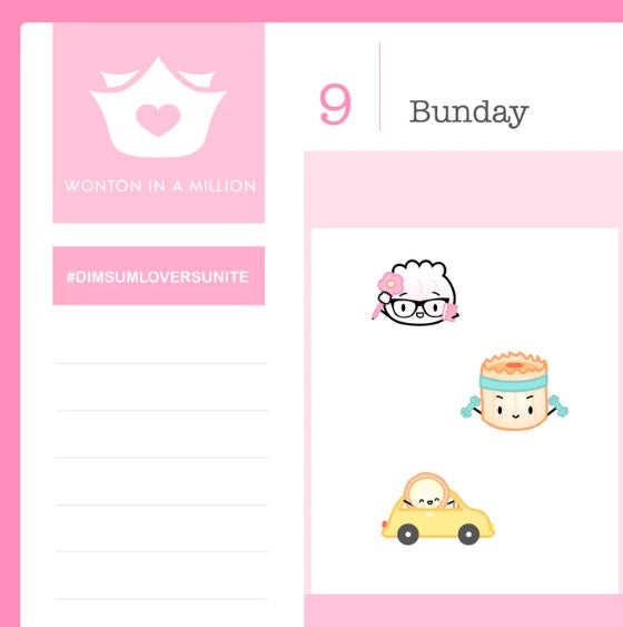 Weekly Activities: Brunch Palette | Sticker Sheet