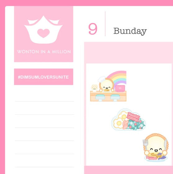 Visiting Brunch At Dawns | Sticker Sheet
