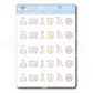 Kawaii Science/Chemistry | Sticker Sheet
