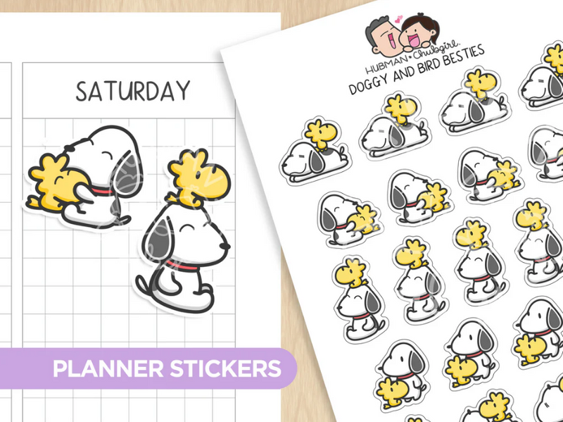 *PRESALE* Doggy and Bird Besties | Sticker Sheet