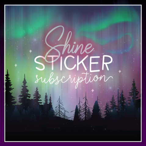 *PREORDER* Shine Sticker Studio - Polar Nights | December 2024 Subscription