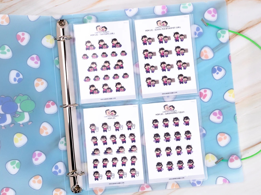 Hubman and Chubgirl - VAULT MEDIUM STORAGE BINDER