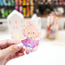 Bellarina Dancing Bunny | Die Cut Sticker Set