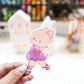 Bellarina Dancing Bunny | Die Cut Sticker Set