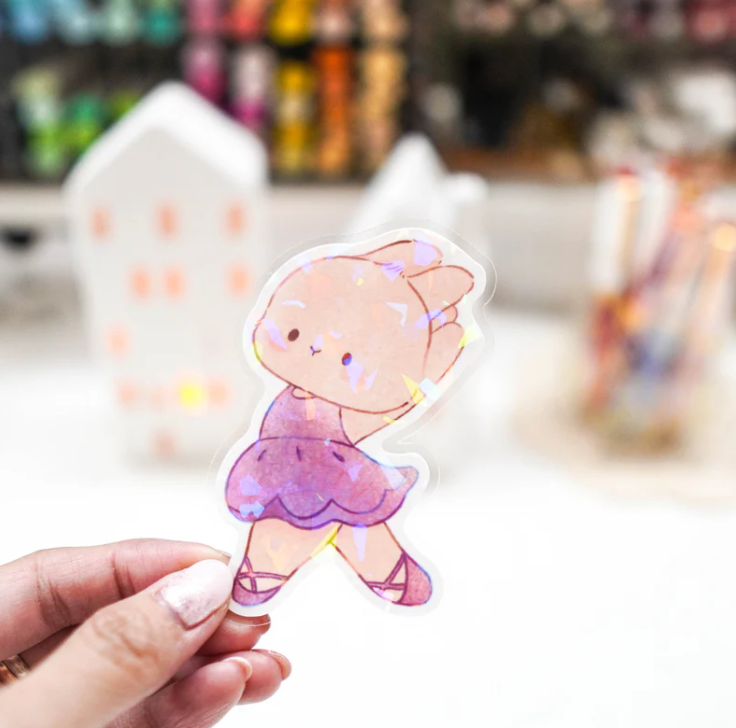 Bellarina Dancing Bunny | Die Cut Sticker Set