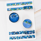 Deep Blue Sea | Washi (set of 2)