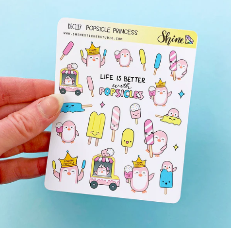 Popsicle Princess Deco | Sticker Sheet