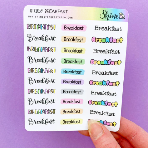 Small Meal Decorative | Sticker Sheet