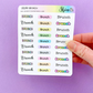 Small Meal Decorative | Sticker Sheet