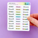 Small Meal Decorative | Sticker Sheet