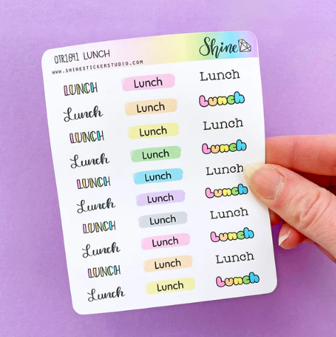Small Meal Decorative | Sticker Sheet