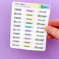 Small Meal Decorative | Sticker Sheet