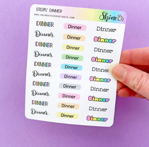 Small Meal Decorative | Sticker Sheet