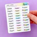 Small Meal Decorative | Sticker Sheet