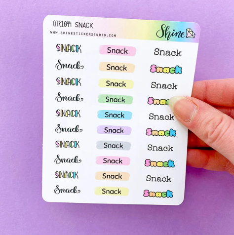 Small Meal Decorative | Sticker Sheet