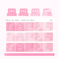 Tabs - Months - Cafe Sakura