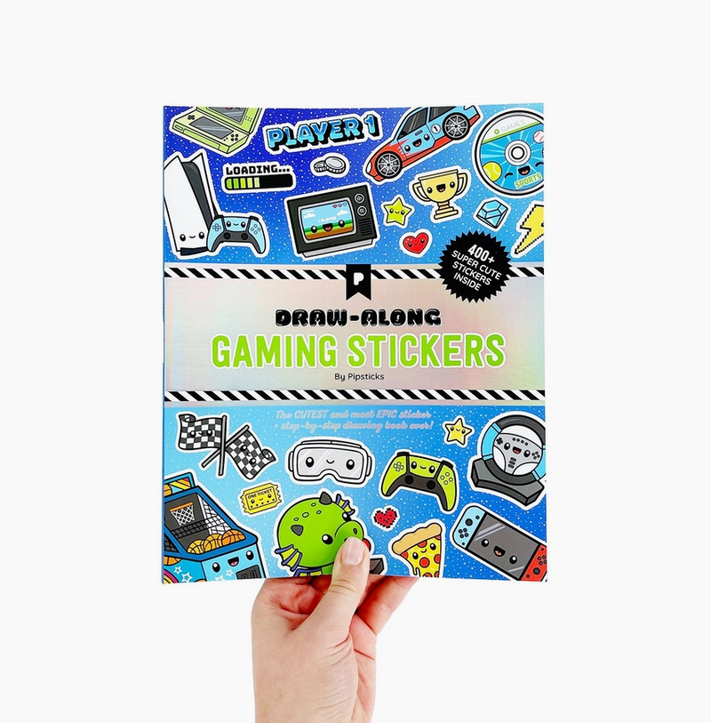 Draw-Along Gaming | Sticker Book