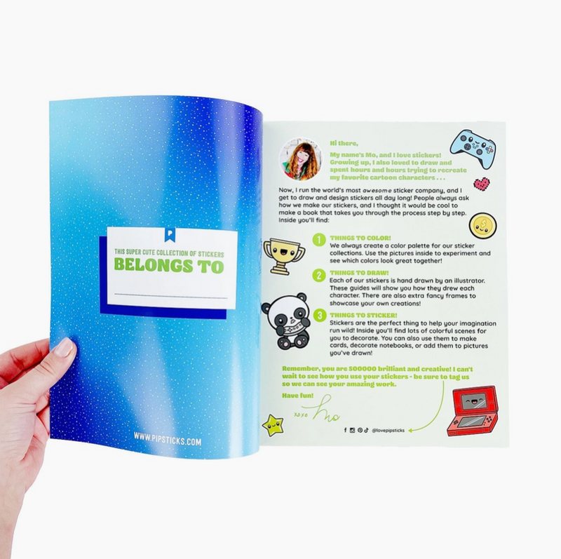 Draw-Along Gaming | Sticker Book