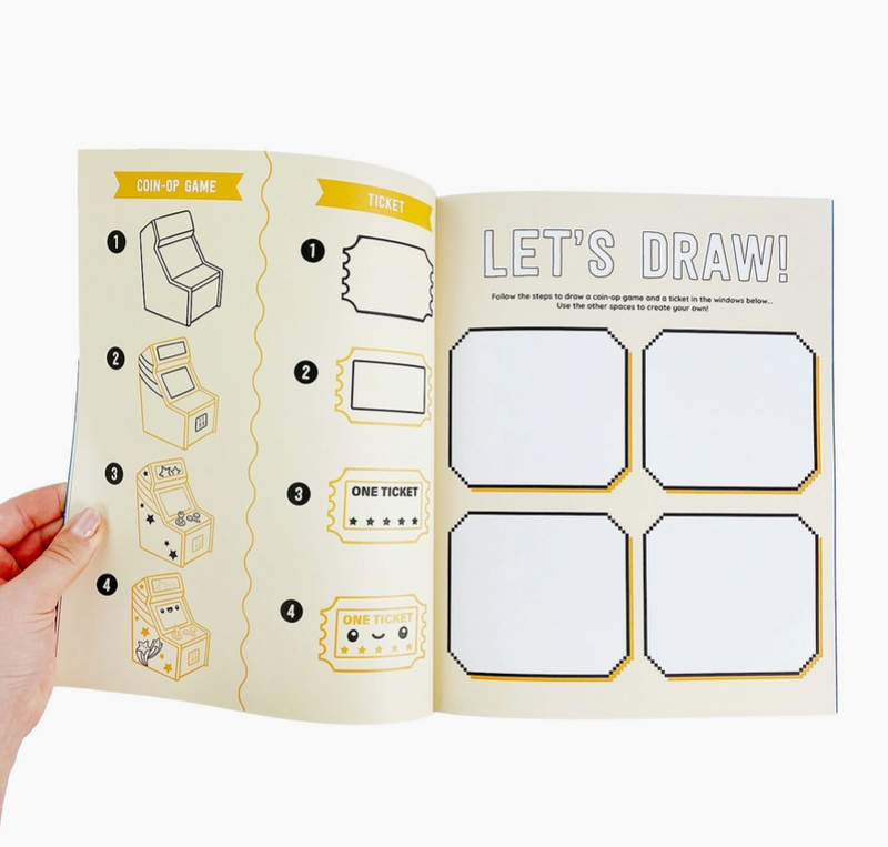 Draw-Along Gaming | Sticker Book