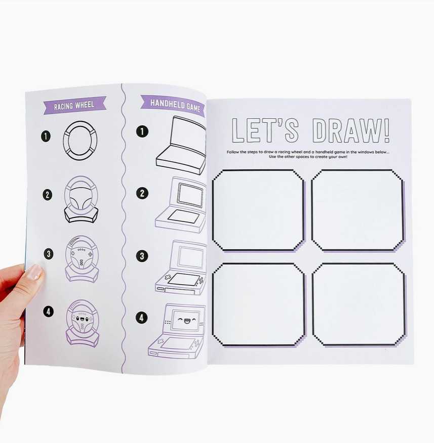 Draw-Along Gaming | Sticker Book