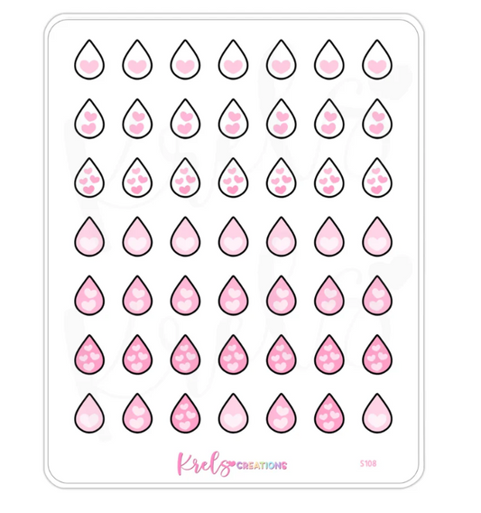 Period Tracker | Sticker Sheet