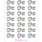 Work time | Sticker Sheet