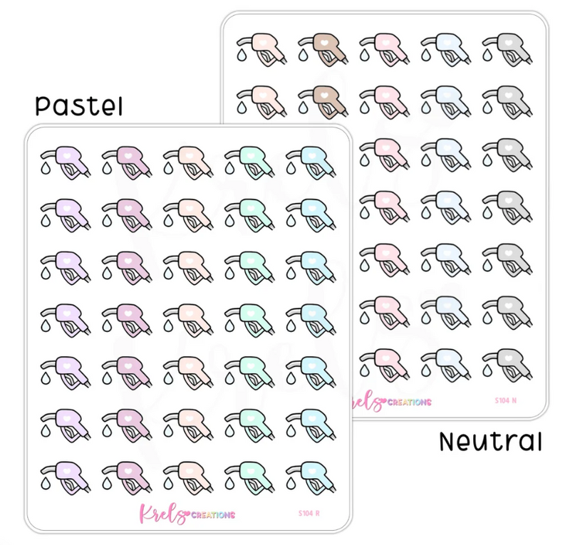 Gas Pump | Sticker Sheet