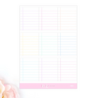 Lined Stickers | Sticker Sheet