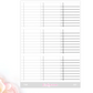 Lined Stickers | Sticker Sheet