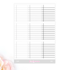 Lined Stickers | Sticker Sheet