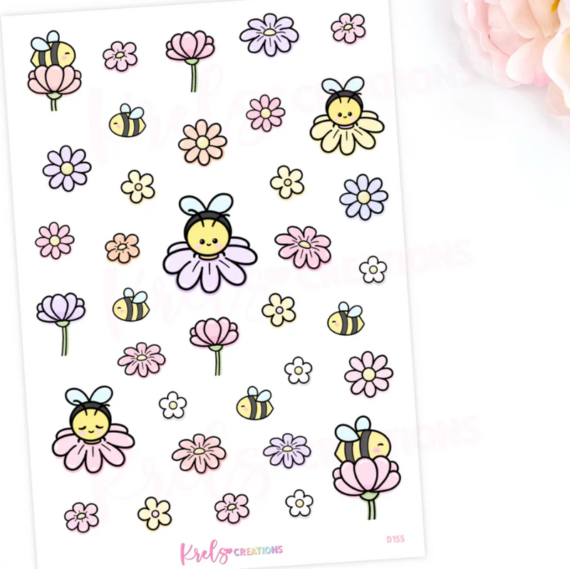 Bee Blossoms | Sticker Sheet