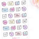 Note to self | Sticker Sheet