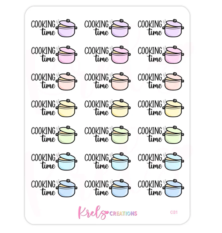 Cooking Time | Sticker Sheet