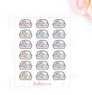 Sleeping on the couch | Sticker Sheet