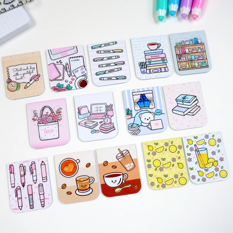 Magnetic bookmarks