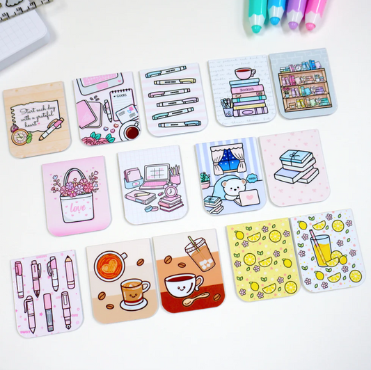 Magnetic bookmarks