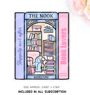 Krels Creations - Book Nook | August 2025 STICKERS & WASHI Subscription