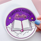 Avoiding Reality Bookish | Vinyl Sticker