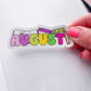 August Bookish | Vinyl Sticker