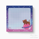 Torbie Cat Saturn | Sticky Notes