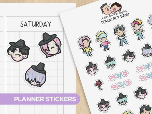 Demon Boy Band | Sticker Sheet