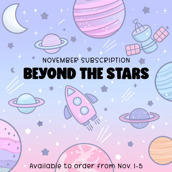 *PRESALE* Krels Creations - Beyond The Stars | November 2025 STICKERS & WASHI Subscription
