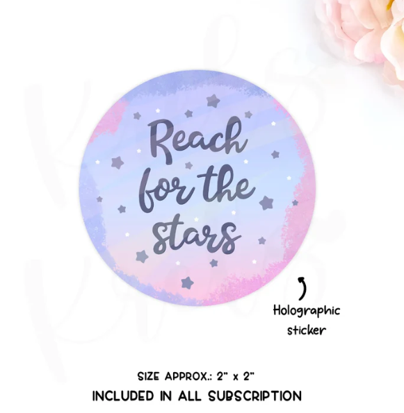Krels Creations - Beyond The Stars | November 2025 STICKERS & WASHI Subscription