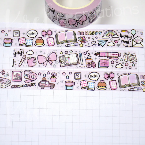Love Doodles - Pale Pink | Washi