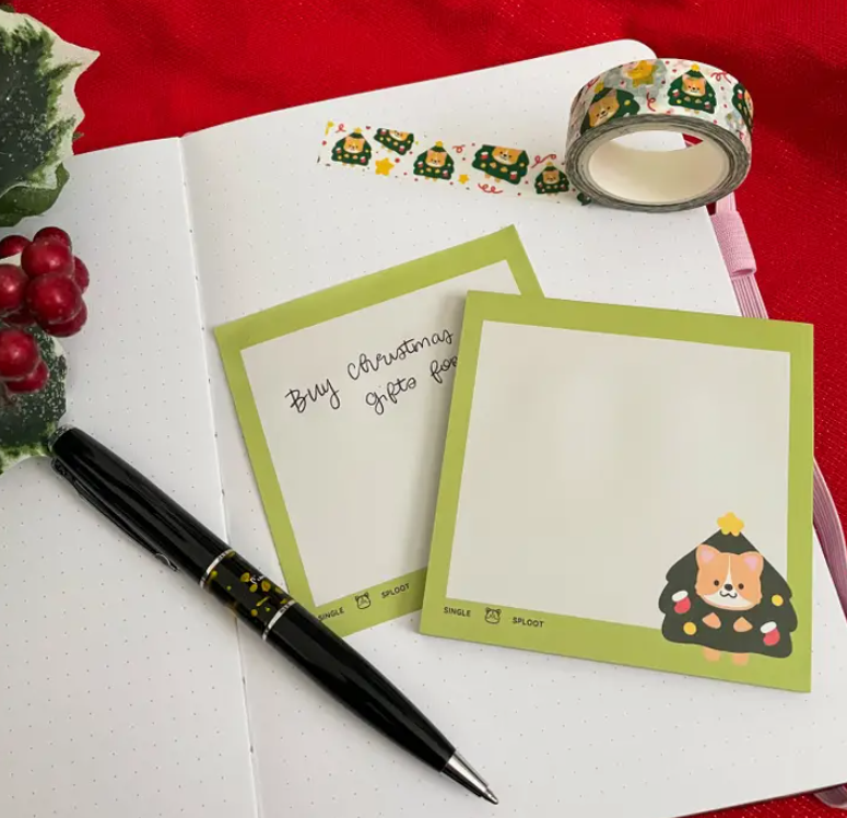 Pawliday Corgmas Tree | Sticky Notes