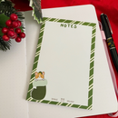 Pawliday Elf Stocking | Notepad
