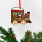 Santa Paws Express Train | Acrylic Christmas Ornament