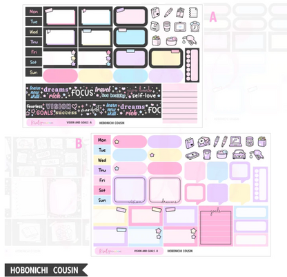 Krels Creations - Vision and Goals | December 2025 STICKERS & WASHI Subscription
