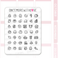 Doodled Icons Pt. 4 | Sticker Sheet